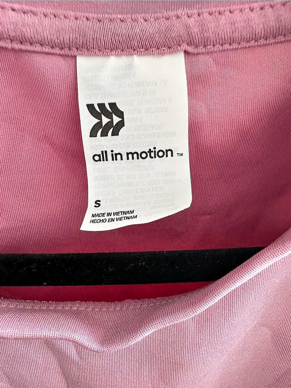 All in Motion Pink Mini Sweatshirt Dress Pink Size Small - Picture 3 of 3